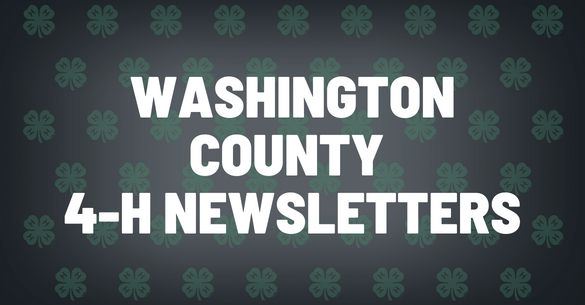Washington County 4-H Newsletter