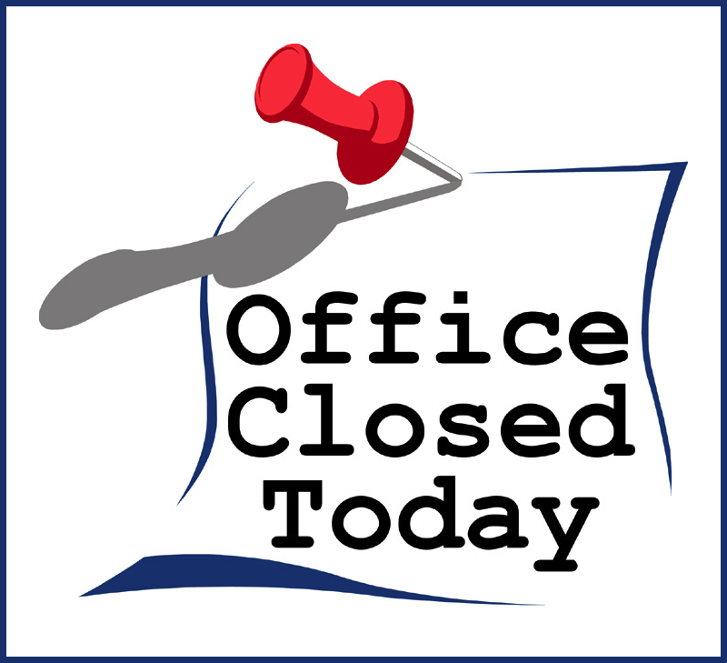 Extension Office is Closed Today