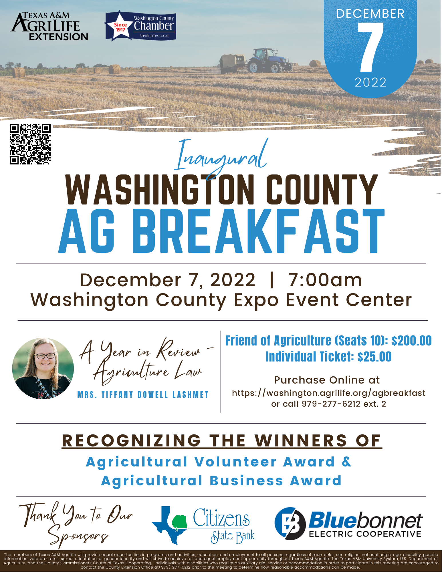 2022 Washington County Ag Breakfast Washington