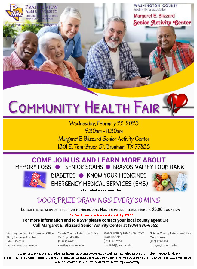 Senior Health Promotional Items, Health Fair Ideas for Seniors