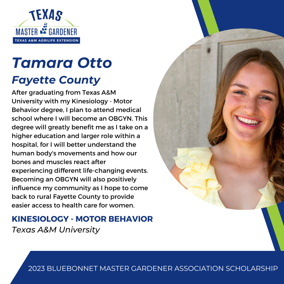 Tamara-Otto-2023-BMGA-Scholarship-Recipient